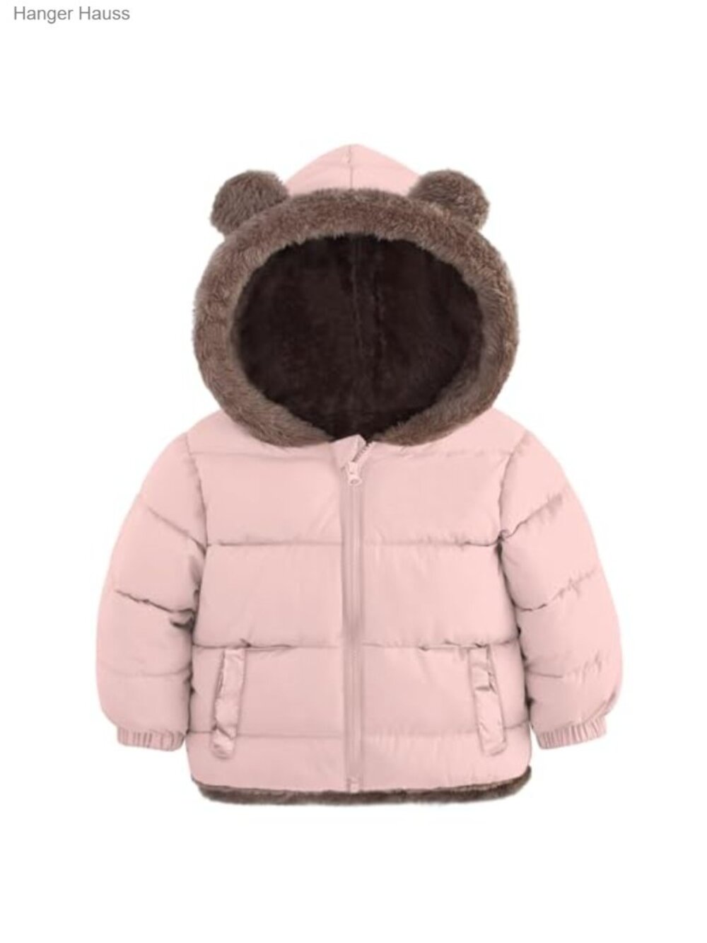 Toddler Puffer Jacket Hooded Bear Ear Winter Coat Boys Girls